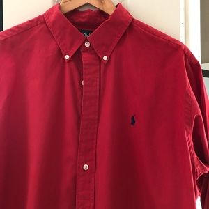 Polo by Ralph Lauren | Red Button-down | XL